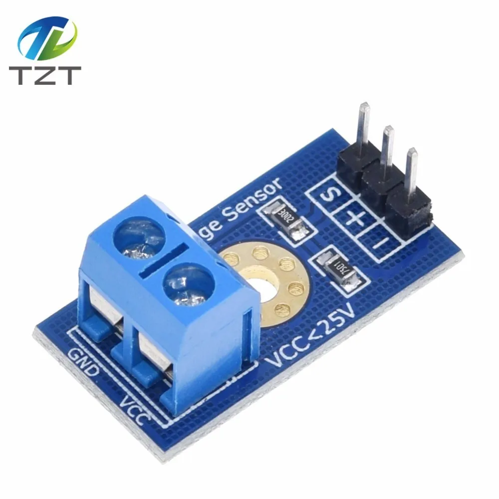 Умная электроника постоянного тока 0-25 в стандартный модуль датчика напряжения тестовые электронные кирпичи умный робот для arduino Diy Kit