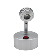 Светодиодный аварийный светильник с выключателем, 1 Вт, 3 Вт, стол для шкафа, стена, стекло, дисплей, сварка, витрина, счетчик, ювелирный магазин, батарея, точечная лампа