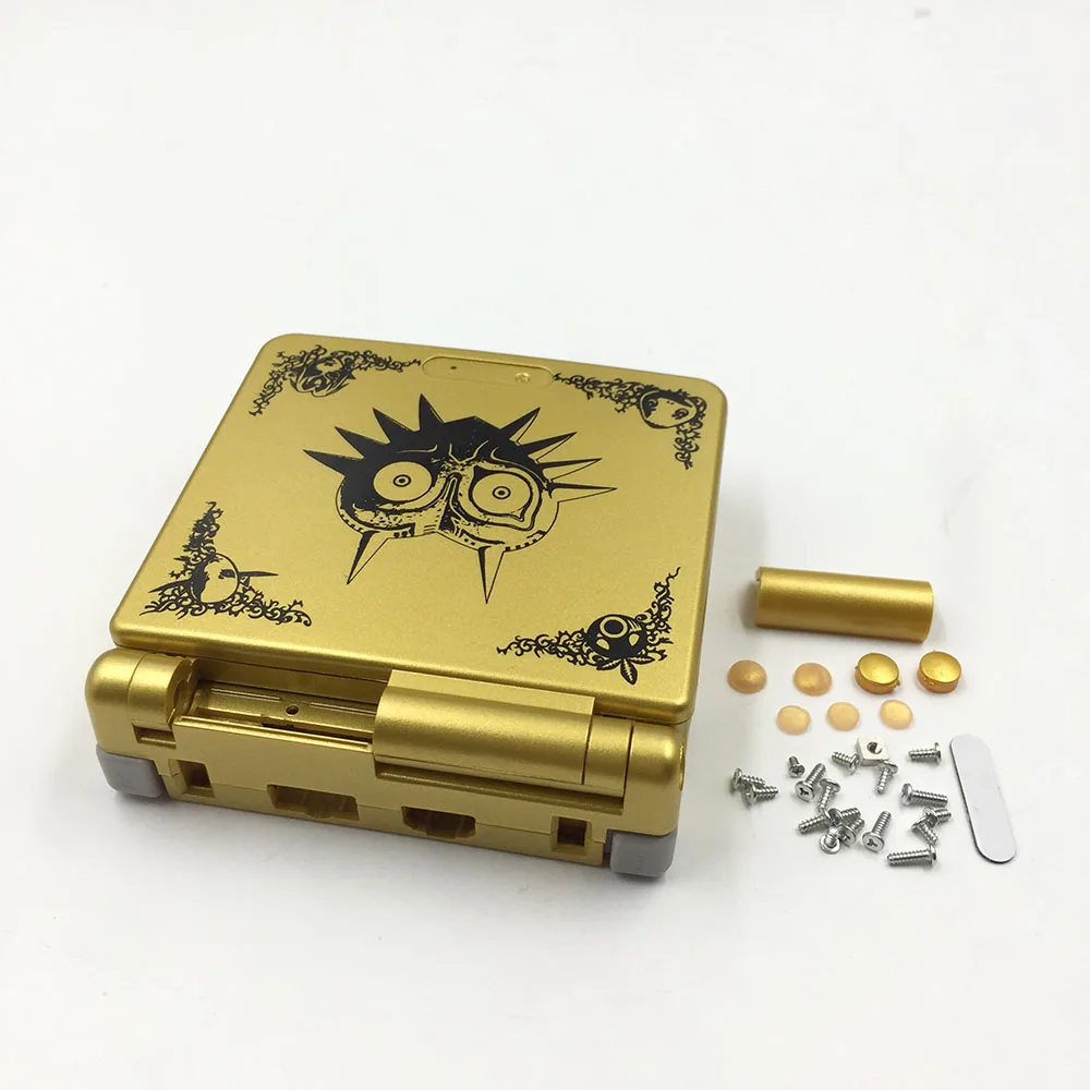 Золотой пластиковый чехол для GBA SP Majora's Mask limited edition