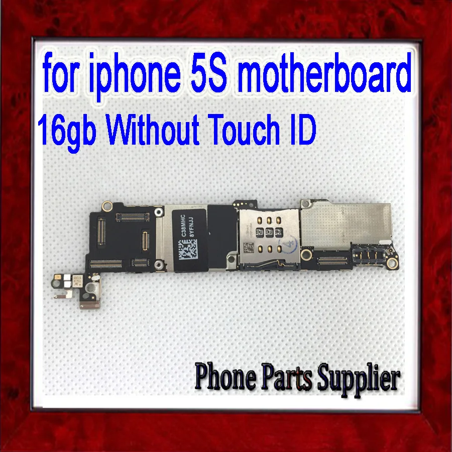 imágenes para 3 unids/lote abierto Original para iphone 5S Placa Base sin Touch ID, 16 gb para el iphone 5S Placa Base sin huellas dactilares imágenes para 3 unids/lote abierto Original para iphone 5S Placa Base sin Touch ID, 16 gb para el iphone 5S Placa Base sin huellas dactilares