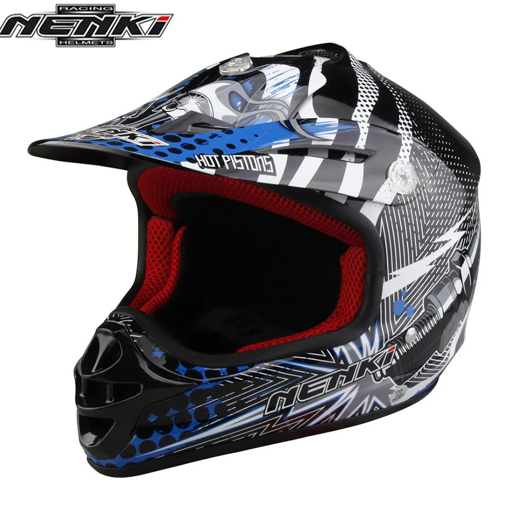 Детский мотоциклетный шлем для мотокросса NENKI детский езды на мотоцикле DH Dirt Bike