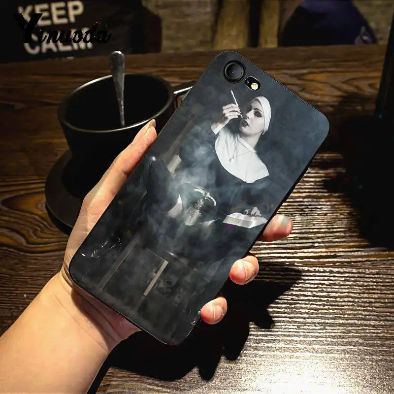 Yinuoda для iphone 7 6 X Чехол Sister Nun сексуальный высококлассный чехол телефона iPhone 8 6S Plus 5