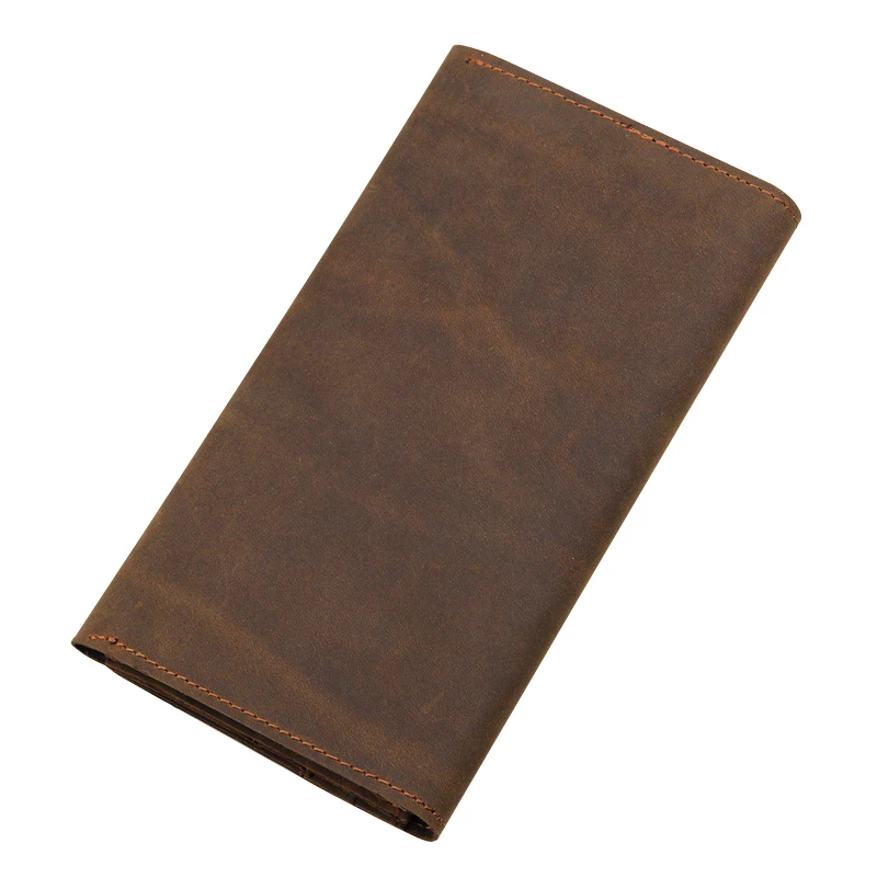 

Multifunction Genuine Leather Wallet For Men Solid Hasp Men's Vintage Card Holder European New Style Male Retro Purse