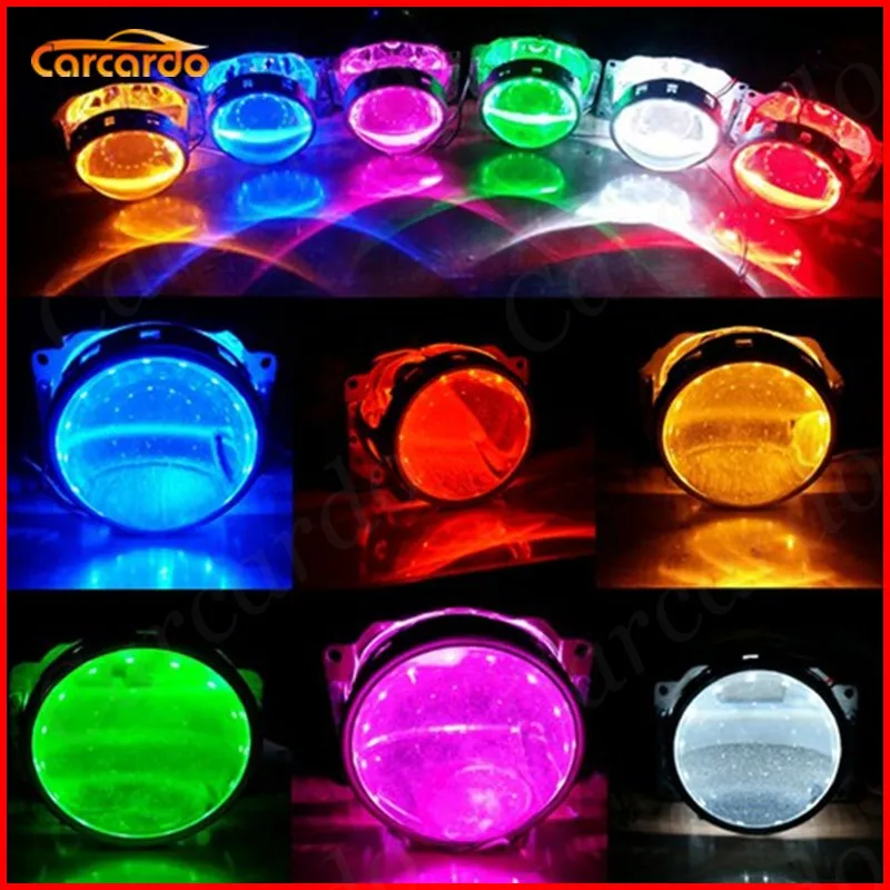 

2PCS LED Multi-color Car Devil Eye 360 Degree Shine SMD Demon Eyes LED Halo Rings Kit For All Car Projector Headlight
