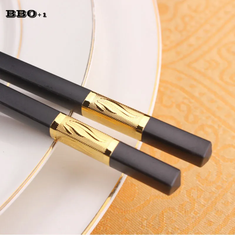 27.2cm 1 pair Handmade Japanese Natural Chopsticks Fiberglass Eco Friendly Alloy Chinese