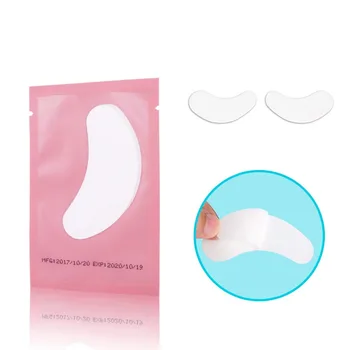 

50pairs Eyelash Extension Paper Patches Grafted Eye Stickers Pink Color Eyelash Under Eye Pads Eye Tips Sticker Hot Sale