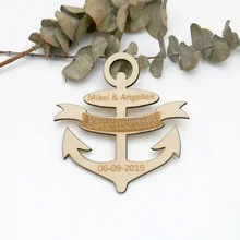 На заказ лазерная резка анкерные бирки, свадебная услуга, морская свадьба