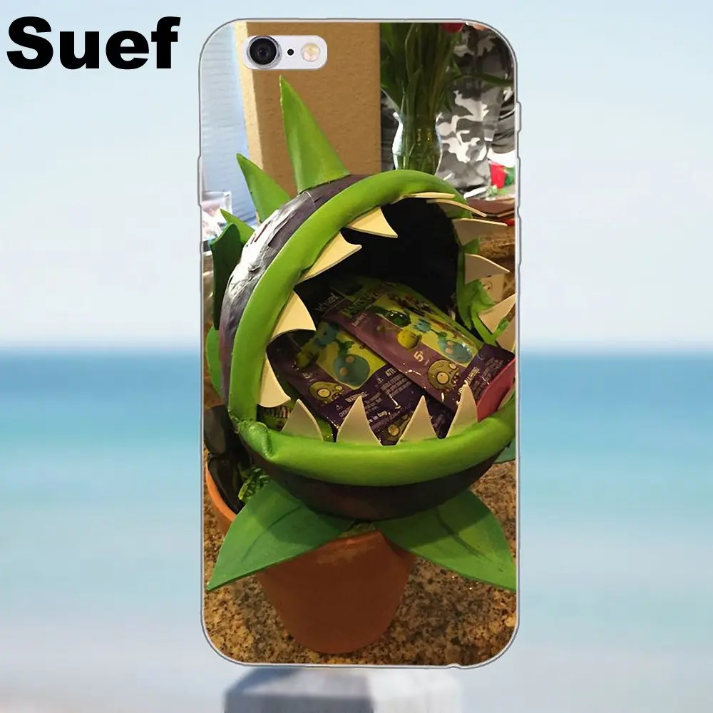 Plants Vs Zombies для iPhone X 4 4S 5 5S 5C SE 6 6S 7 8 Plus Samsung Galaxy A3 A5 J1 J3 J5 J7 2016 2017 мягкий чехол