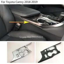 Alta Qualidade car vara Mudança Tenda inner oriente frente Pá copo lâmpada guarnição quadro capas Para Toyota Camry Novo XV70 2017 2018 2019