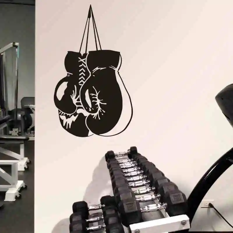 Boxing Wall Sticker Kick Boxer Play Glove Free Combat Vinyl Striker Home Decoration Decor Pugilism Car Decal | Дом и сад
