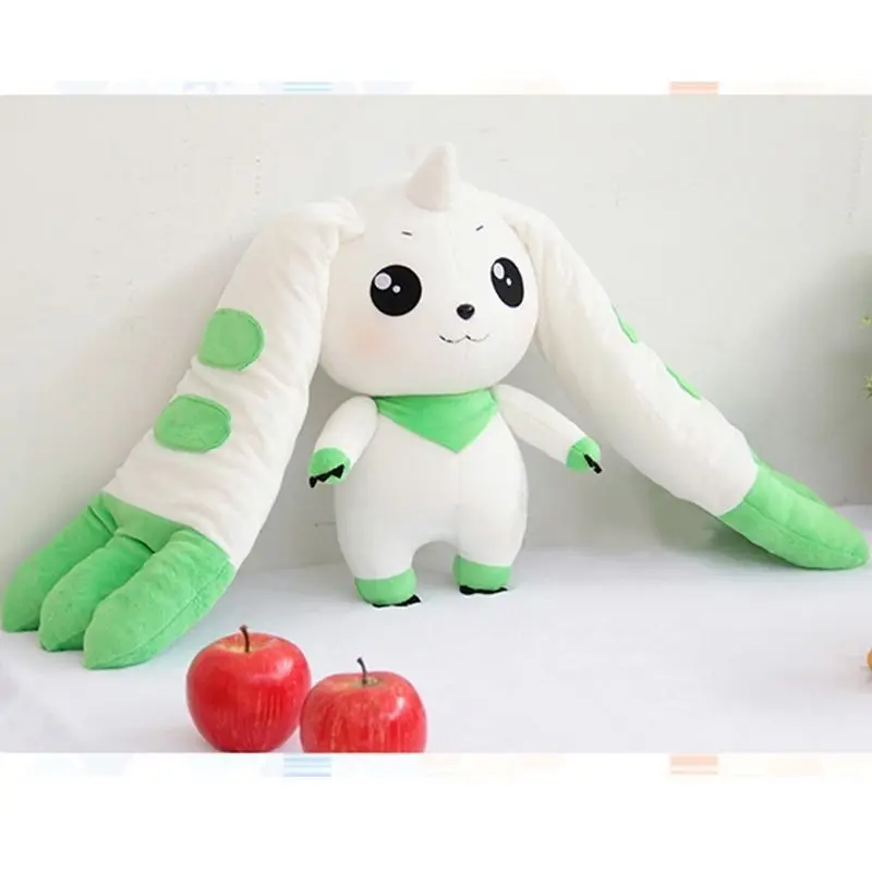 45 см аниме Digimon Приключения terriermon длинными ушками Плюшевые Куклы Kawaii игрушки