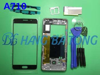 

Original Middle Frame For Samsung Galaxy A7 A710 A710F 2016 Mid Bezel Metal Frame Housing Chassis with Side Key Replacement Part