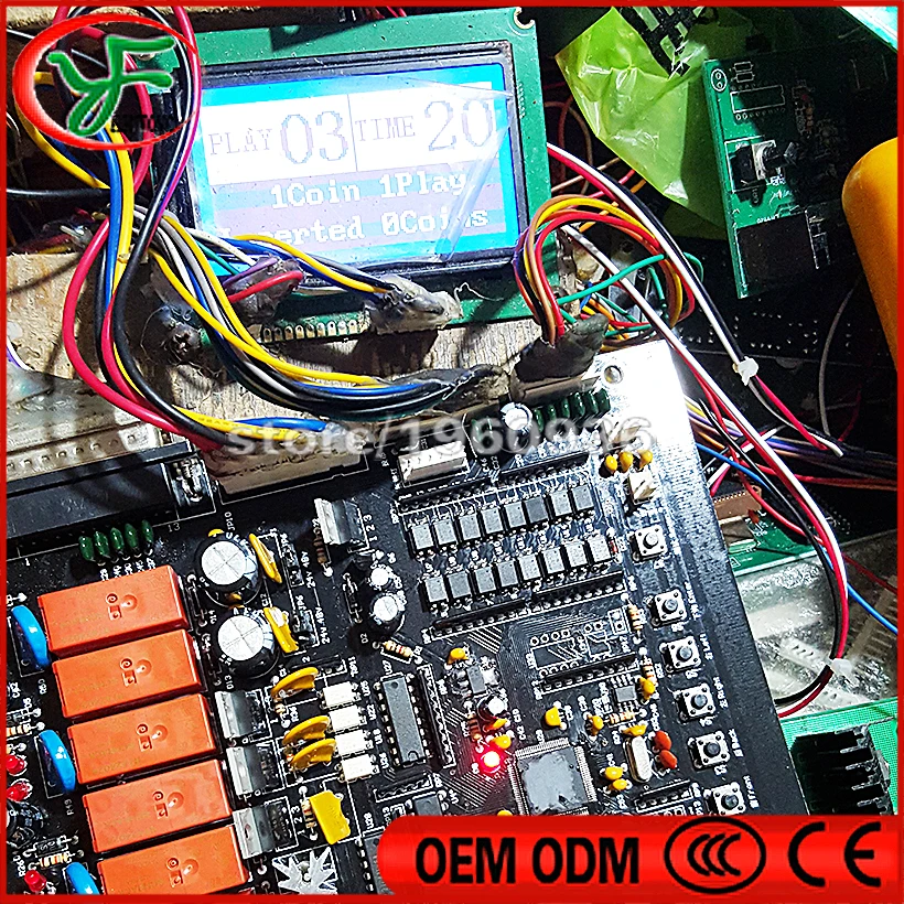 

Luxury plush for crane game machine PCB board claw game motherboard background music ,english display, counting sensor wires