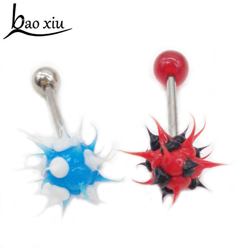 

1 Pcs 10mm Men Rock Personality Vibrating Tongue Ring Body Piercing Jewelry With plugs and tunnels body jewelry women