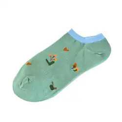 2018 горячая распродажа 1 пар короткие носки Для женщин Симпатичные удобные проветрить хлопковые носки тапочки падение доставка Носки осень