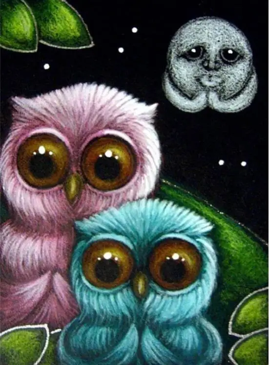 Dispaint Full Square/Round Drill 5D DIY Diamond Painting &quotCartoon owl&quot 3D Embroidery Cross Stitch Home Decor Gift | Дом и сад