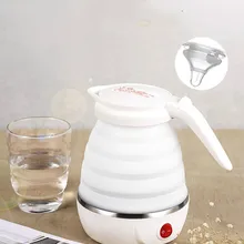 Электрический мини-чайник путешествия складной компактный тепловой