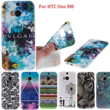 Para HTC One M8 Casos Covers Design de Moda IMD Brilhante Suave voltar Pele À Prova de Choque Caso de Telefone Celular Capa Para HTC One M8