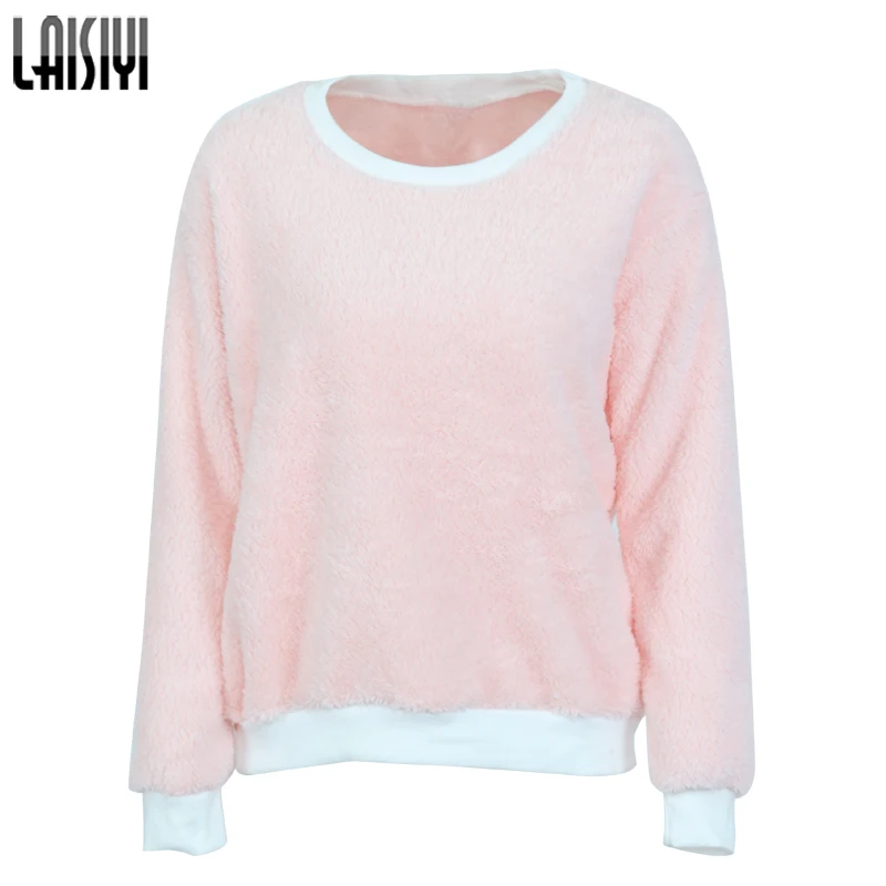 

LAISIYI Apparel New Warm Autumn Winter Hoodies Sweatshirts Women Plus Size Casual Tracksuit Pullover Slim Tops Hoody ASHO50034