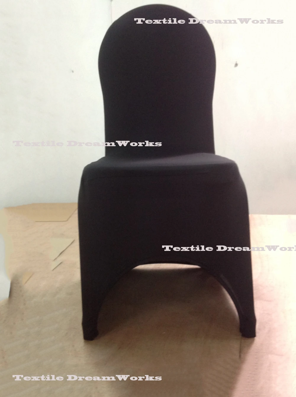 Hot Sale Black Spandex Chair Cover / Lycra Chair Cover For Wedding