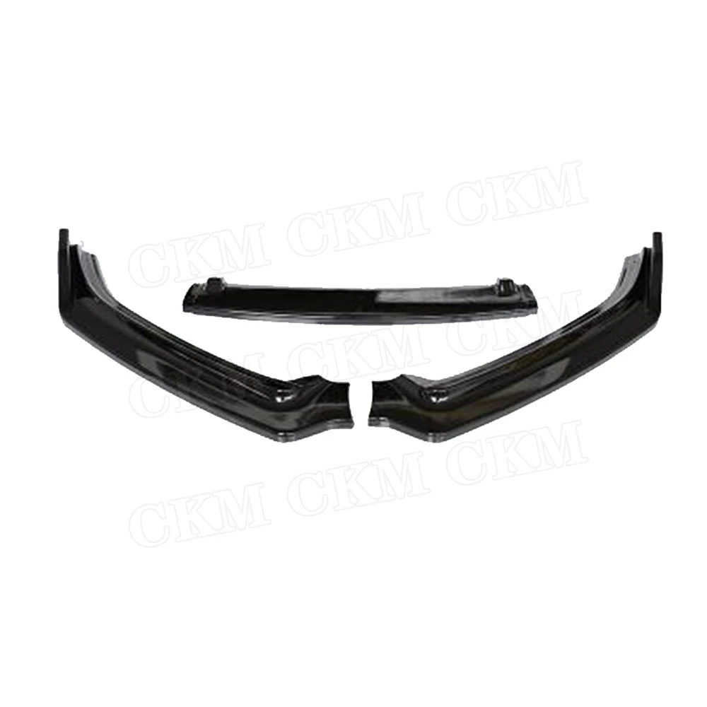 Para Polo ABS coche labio delantero barbilla Spoiler para Volkswagen VW Polo estándar 2014-2019 no para cabeza GT parachoques pala Protector