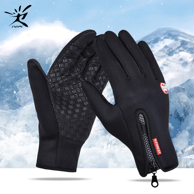 Full Finger Cycling Gloves For Men And Women Waterproof Wind-stopper Mittens New