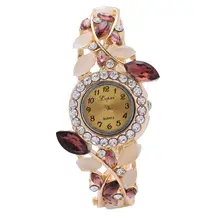 Lvpai Модные Винтажные женские модельные часы цветной кристалл женский браслет для часов, наручные часы Повседневный подарок платье часы, P0
