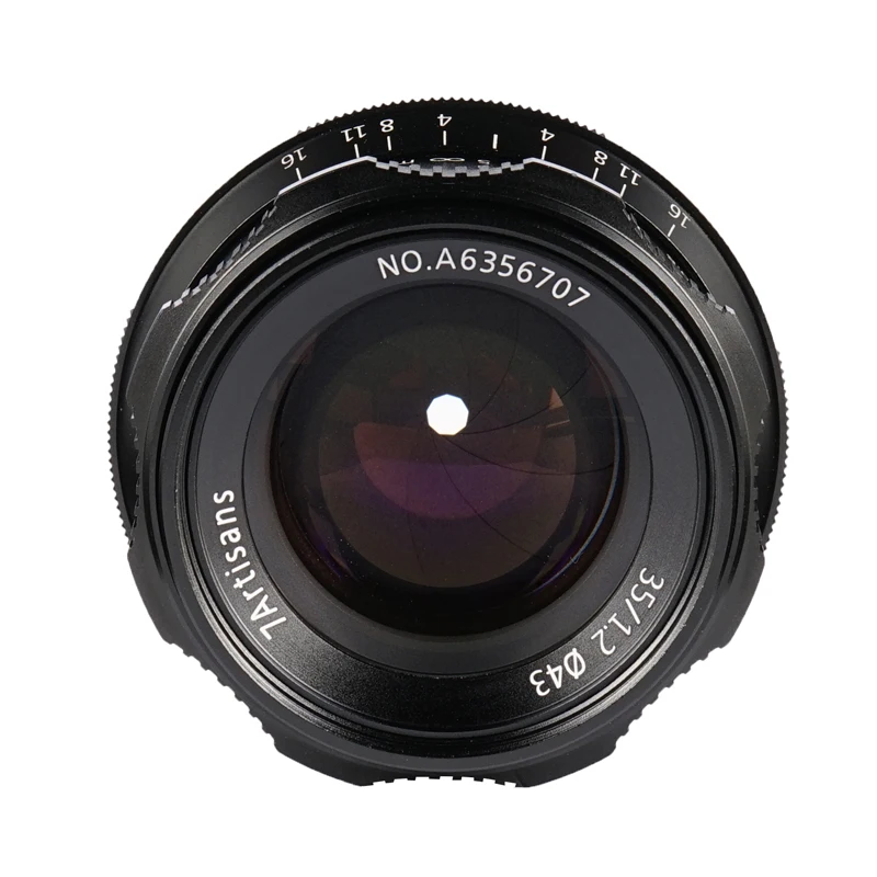 7artisans 35 мм F1.2 ручной фокусирующий объектив с фиксированным фокусным расстоянием для sony байонетное крепление типа Е A6500 A7RIII A7III/M4/3 GH5 E-M10/однообъективной зеркальной камеры Canon EOS M6 M50/Fuji X-T2 X-T3