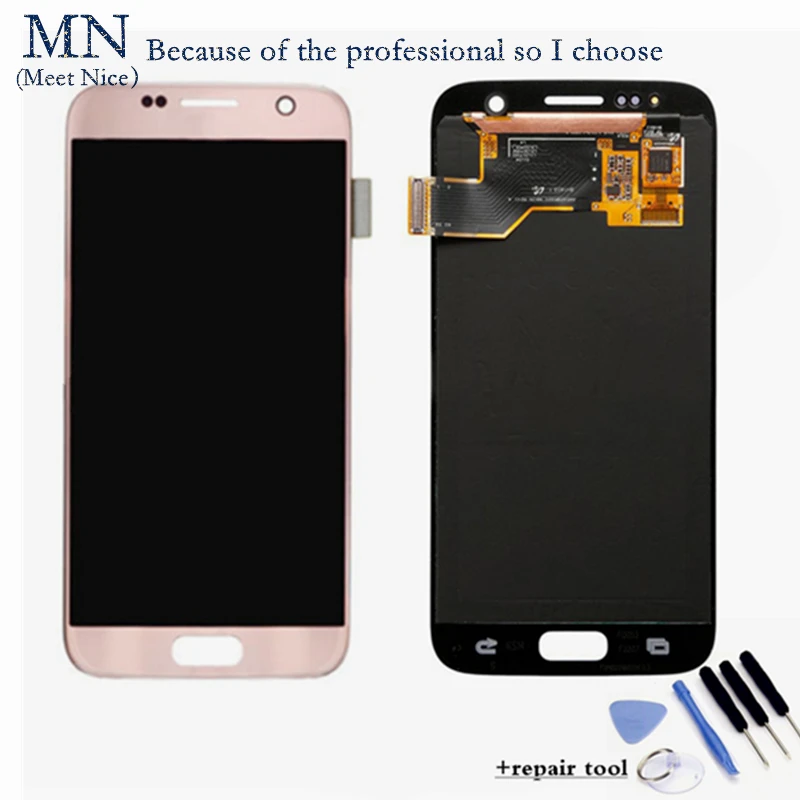 Prix pour Gris Blanc Or Rose Ruban Nouveau Amoled Pour Samsung Galaxy S7 G9300 G930F G930 G930A LCD Affichage Écran Tactile Digitizer l'assemblée Prix pour Gris Blanc Or Rose Ruban Nouveau Amoled Pour Samsung Galaxy S7 G9300 G930F G930 G930A LCD Affichage Écran Tactile Digitizer l'assemblée