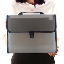 Многослойный полипропиленовый художественный портативный пакет органа, Студенческая бумажная папка, информационная Пряжка, А4 для хранения документов, 13 в сумку для документов