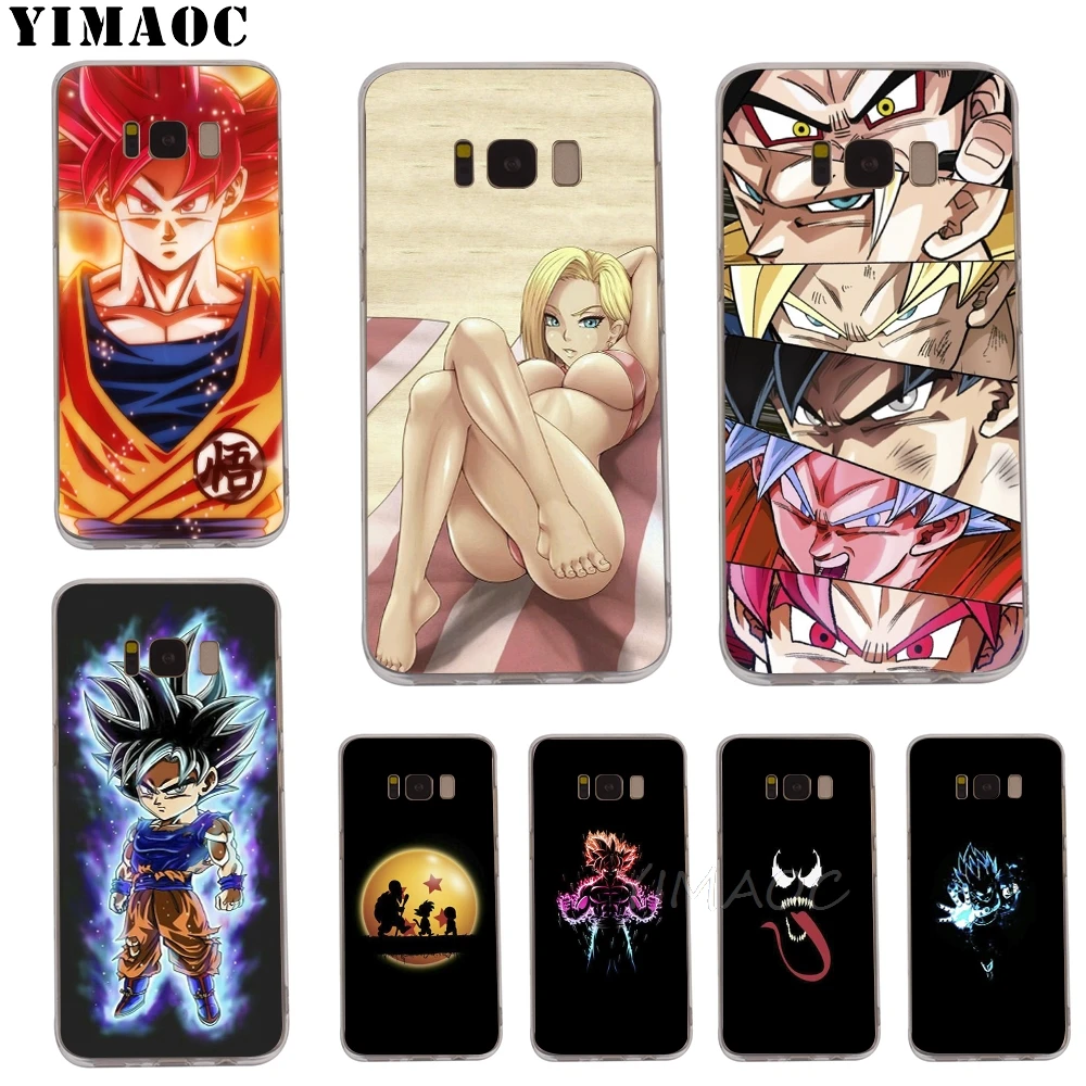 YIMAOC DBZ Dragon ball сотовый аниме мягкий чехол для Galaxy j3 j5 j6 j7 A5 2016 2017 A6 A9 2018 Note 8 9 S7 edge S8 S9 S10