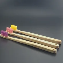 DR. PERFECT 6 шт смешанных цветов экологическая зубная щетка мягкая бамбуковая зубная щетка Угольная щетка уход за полостью рта зубные щетки для взрослых