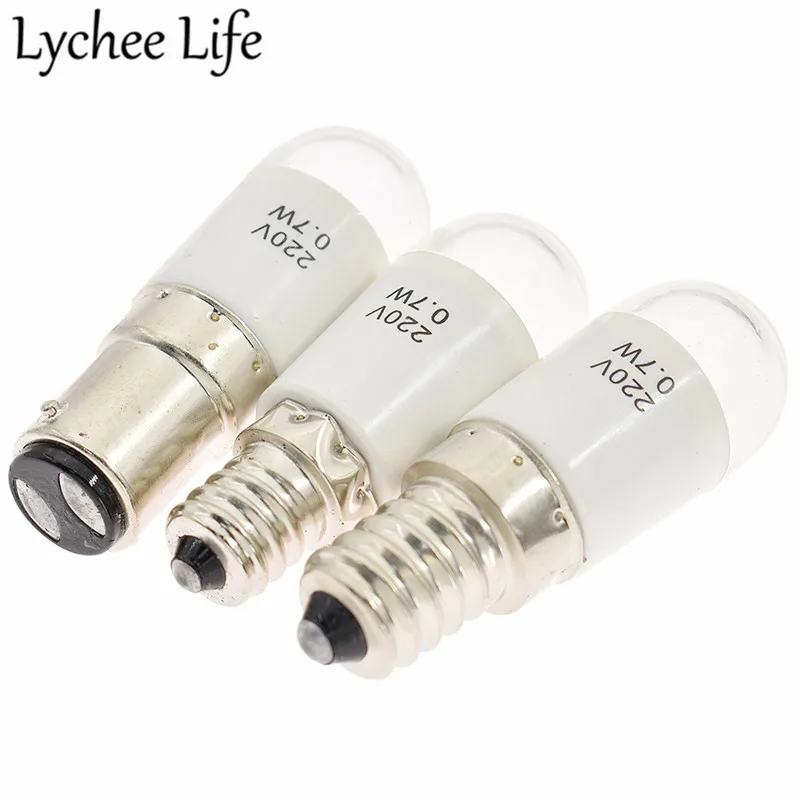 Lychee Life универсальная Светодиодная лампа 0 7 Вт 220 В Пластиковые алюминиевые детали
