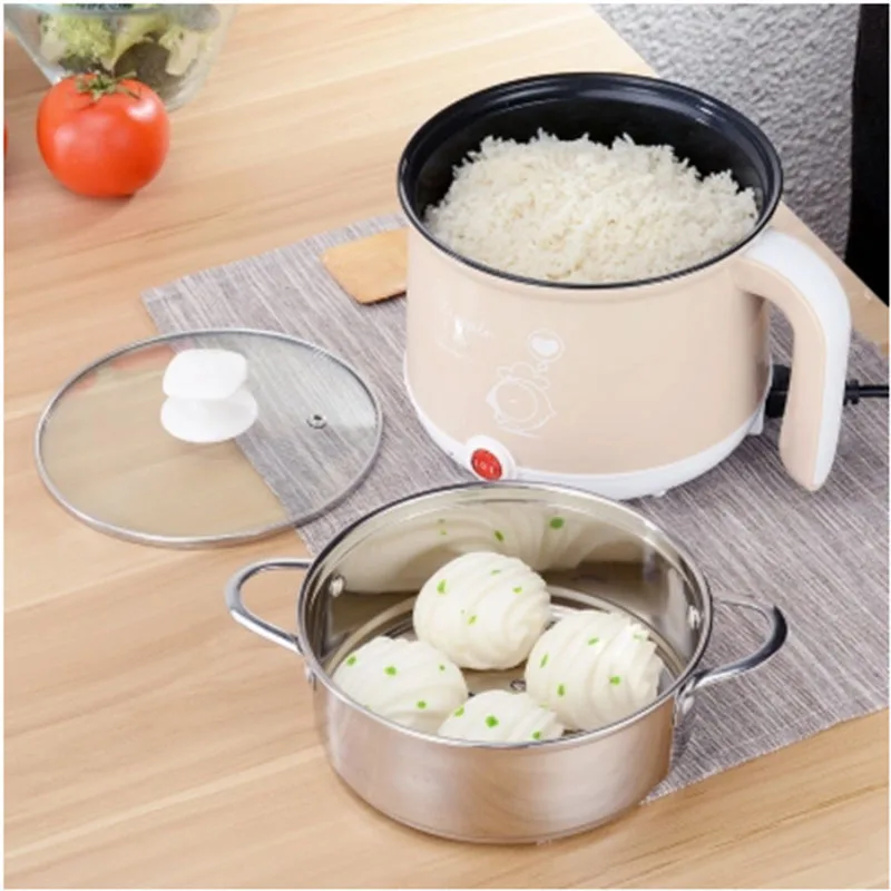 2 Cups Microcomputer Digital Mini Rice Cooker Food Steamer Intelligent