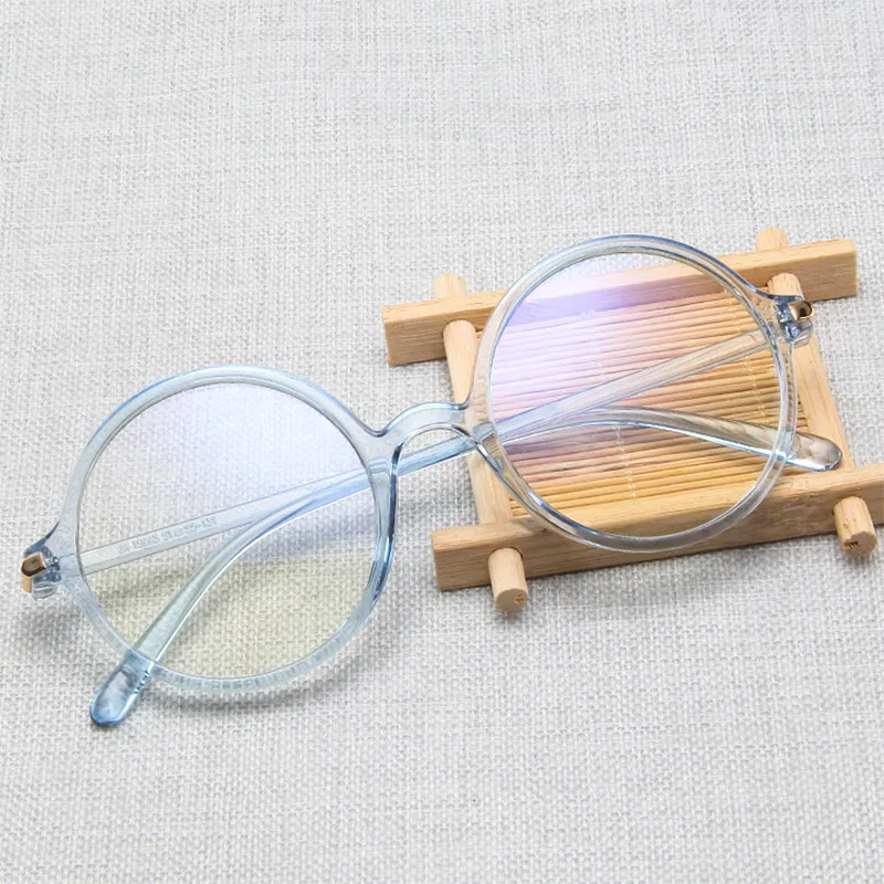 

New Fashion Oval Round Clear Lens Glasses Vintage Geek Nerd Retro Style Metal Frame Glasses Women Men Anti-UV Outdoor Parts