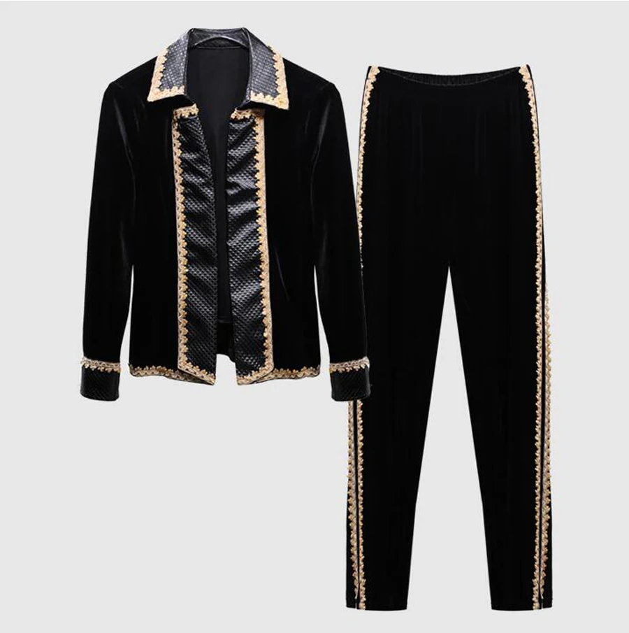 KoHuiJoo 2018 Spring New Vintage Velvet Pant Suits for Women Slim Casual Velvet Blazer Pants Suit Sets 2 piece Clothing Set KoHuiJoo 2018 Spring New Vintage Velvet Pant Suits for Women Slim Casual Velvet Blazer Pants Suit Sets 2 piece Clothing Set