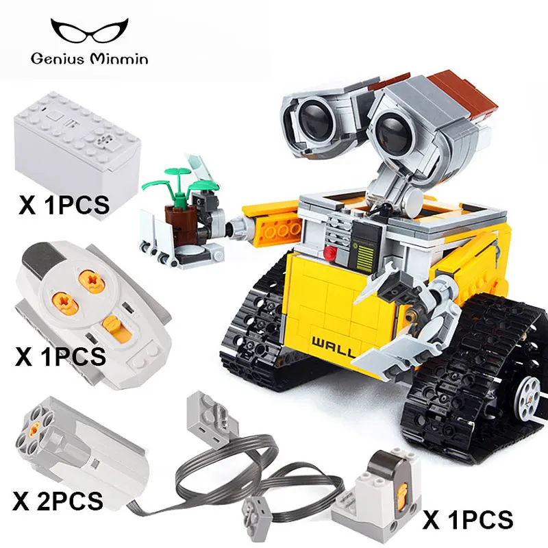

RC Wall with Remote Control E Robot Lepiningly building blocks bricks DIY toys Compatible with Legoingly Technik
