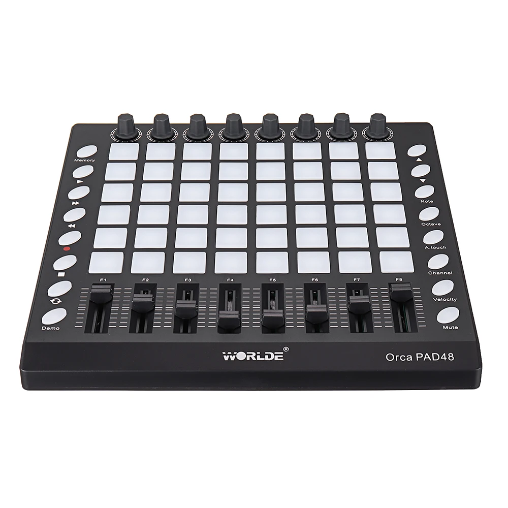 Портативный MIDI контроллер WORLDE орка PAD48 48 барабанных колодок с USB кабелем|Детали и