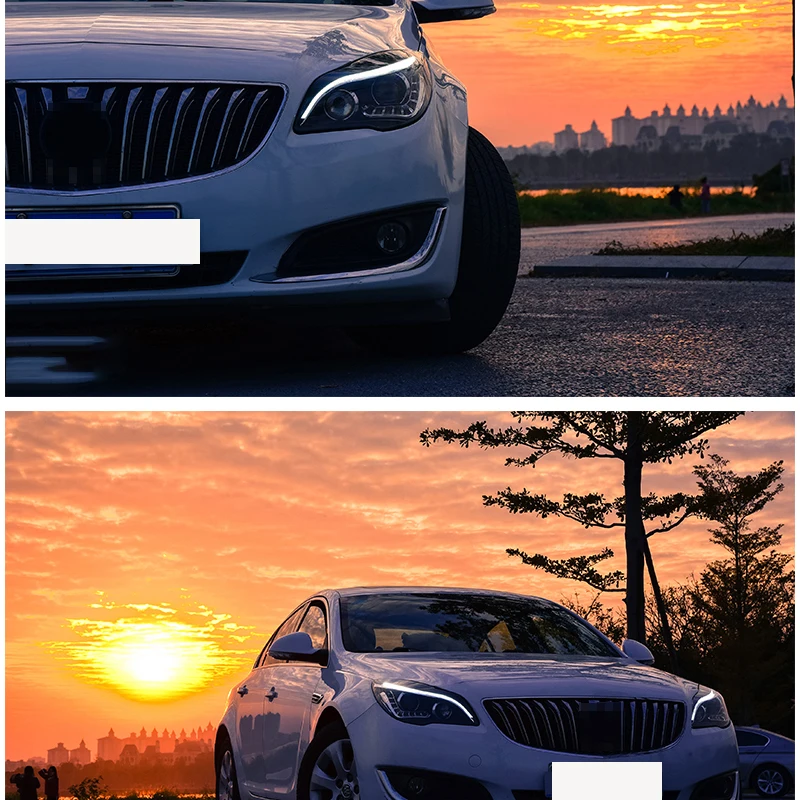 Автомобильный Стайлинг фар чехол для Buick Verano Regal Opel insignia 2013 2014 светодиодный фары