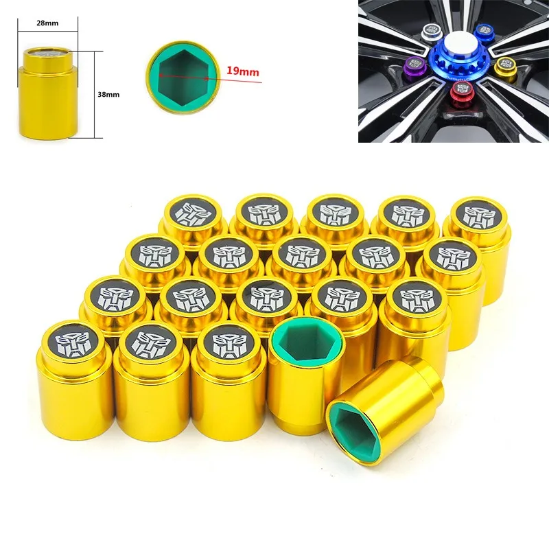 20pcs-Aluminum-Silicone-Wheel-Screw-Bolts-Lug-Nuts-Cap-Cover-Protector-19mm-YC101008
