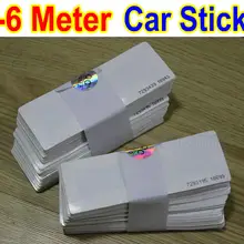 100 шт. на заказ 1-6 м наклейки для автомобиля, набор для парковки автомобиля, белый цвет, для одной стационарной станции, применение