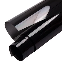 A4 листовое украшение оконная Тонирующая пленка черный серый Солнцезащитная пленка 99% УФ-отражающие водонепроницаемые пленки самоклеющиеся Стрикер