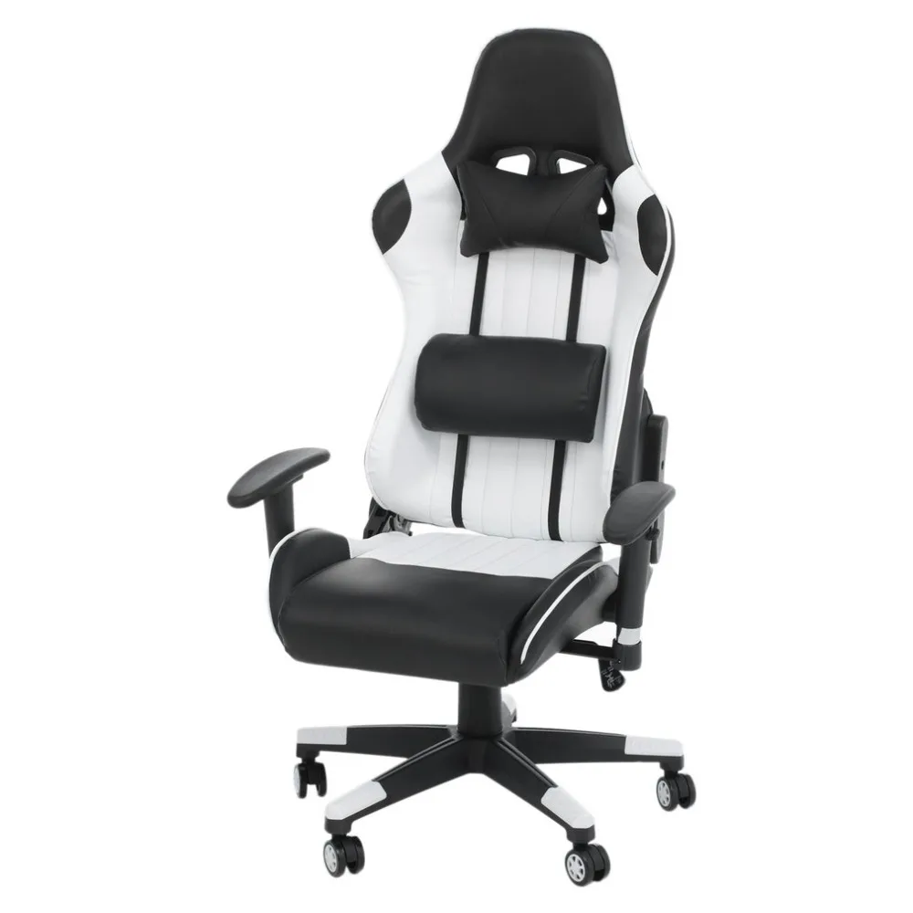 

360 Degree Rotation Rolling Wheels Office Chair Adjustable Height Computer Desk Ergonomic Gaming Chair Recliner Racing Chairs