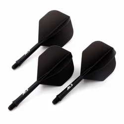 CUESOUL Integrated Dart Shaft and Flights Standard Shape,Set of 3 pcs