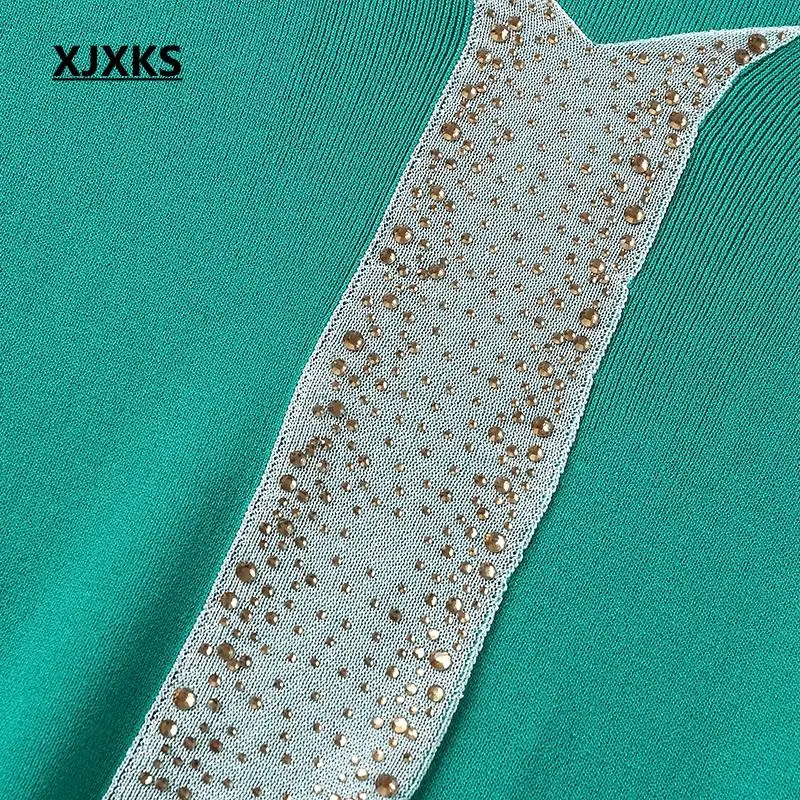 XJXKS, винтажные летние новые топы для молодых женщин, футболка, Женская Удобная Modis, Повседневная тонкая трикотажная женская футболка