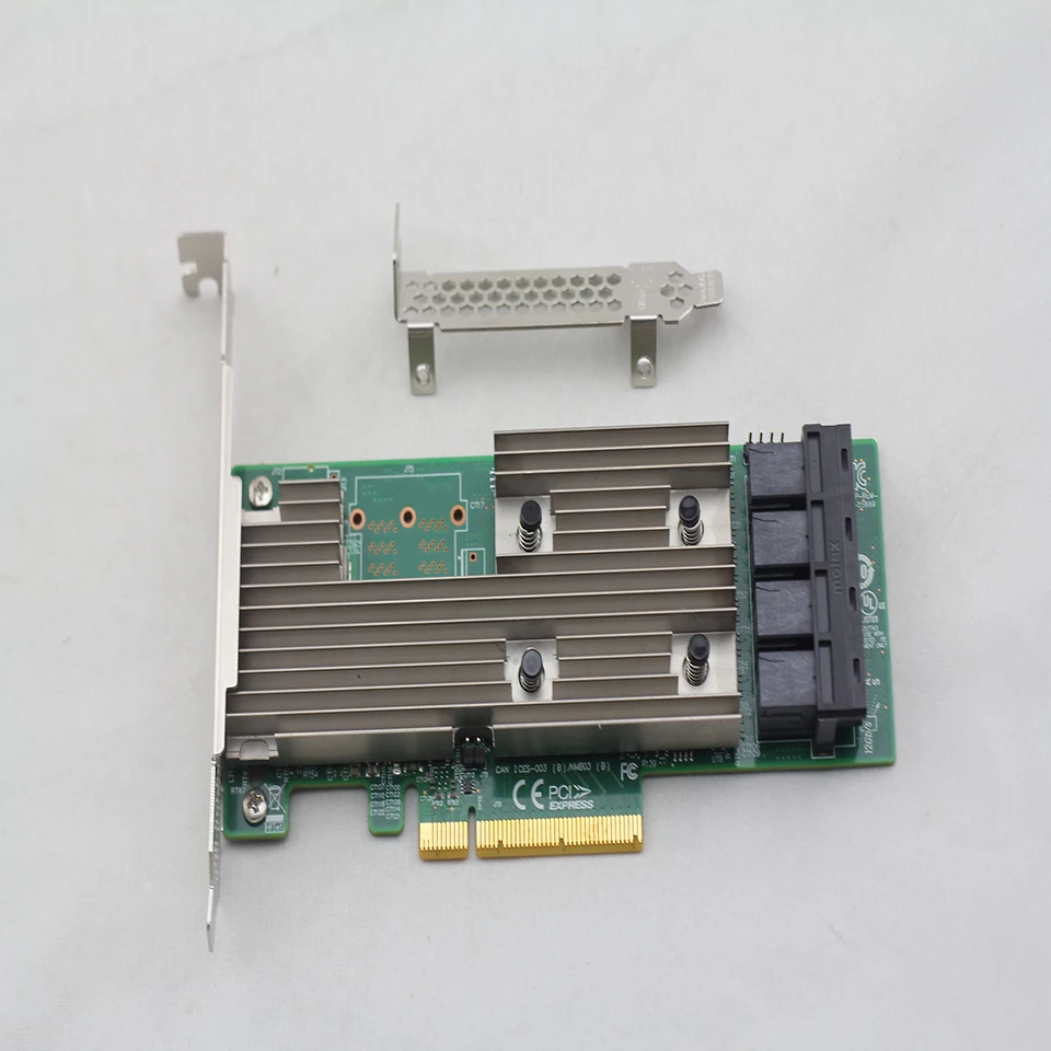 9305-16I SFF8643* 4 PCIe3.0 X8 12 ГБ/сек. SAS/SATA Raid и надписью «HBA» Hostraid0/1/10/5(IRM