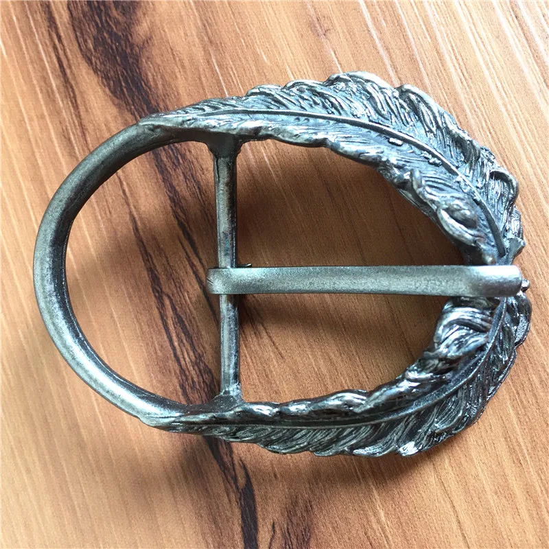 Feather DIY Accessories Men Belt Buckles (3)