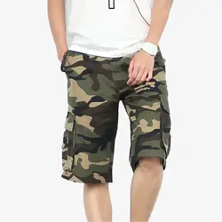2019 новые мужские шорты Карго Камуфляж Армейская военная форма повседневные шорты летние горячие продажи хип хоп хлопковые качественные