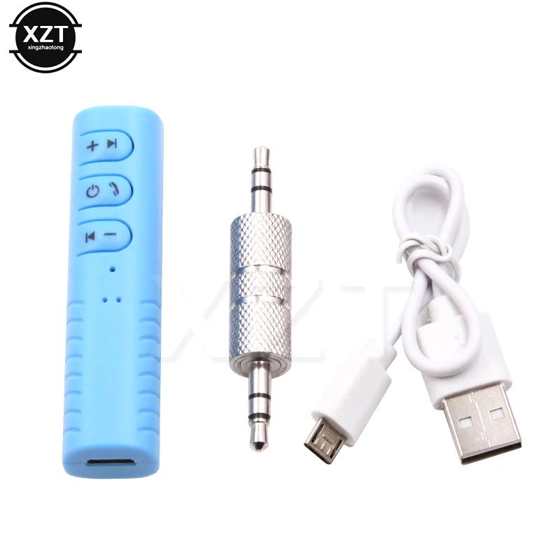 1pcs 3.5mm jack Wireless Bluetooth for Car Kit Handsfree Music Audio Receiver Universal Auto AUX Adapter new high quality