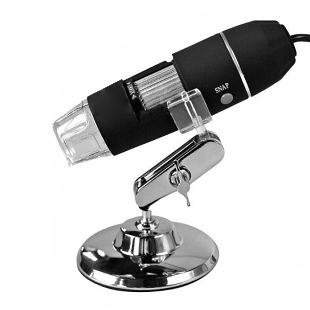 Цифровой микроскоп водостойкий USB 1000X светодиодный цифровой микроскоп Microscopio эндоскопа камера металлический база портативный ручной